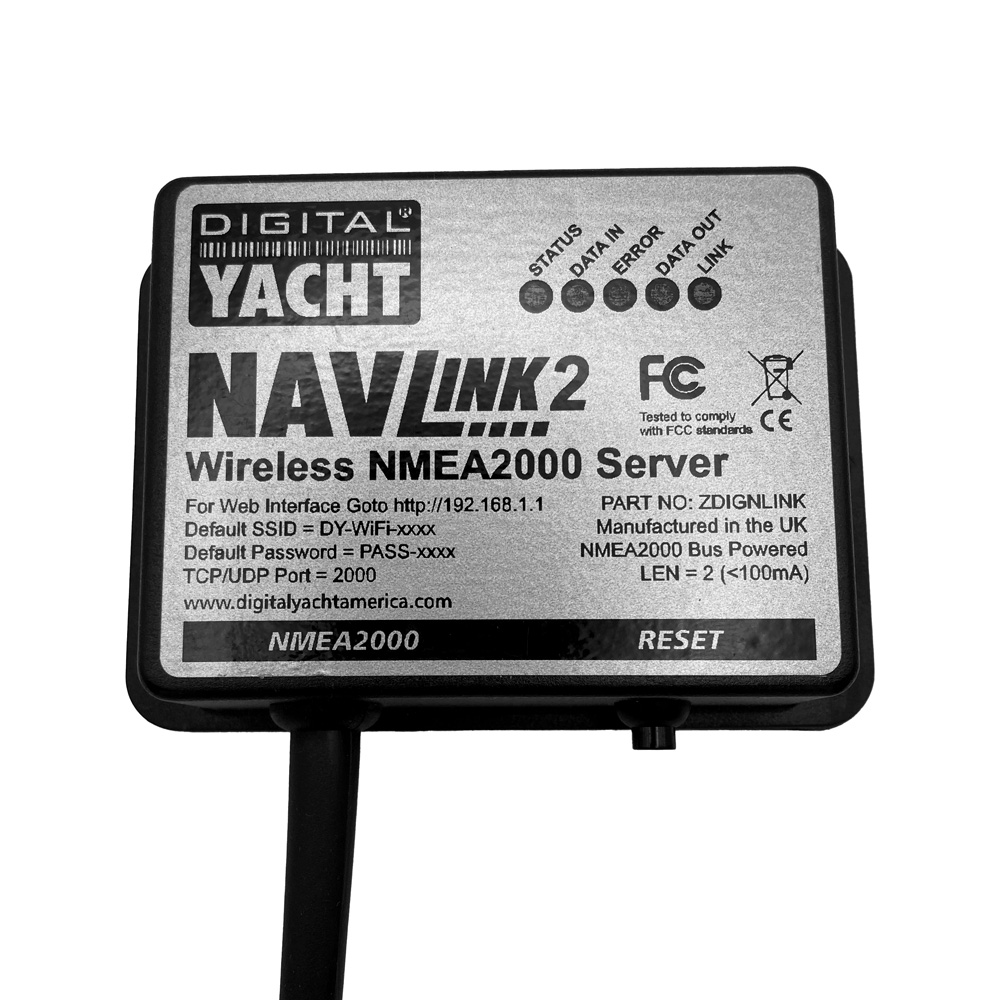 digital yacht navlink2 nmea 2000 to wifi gateway